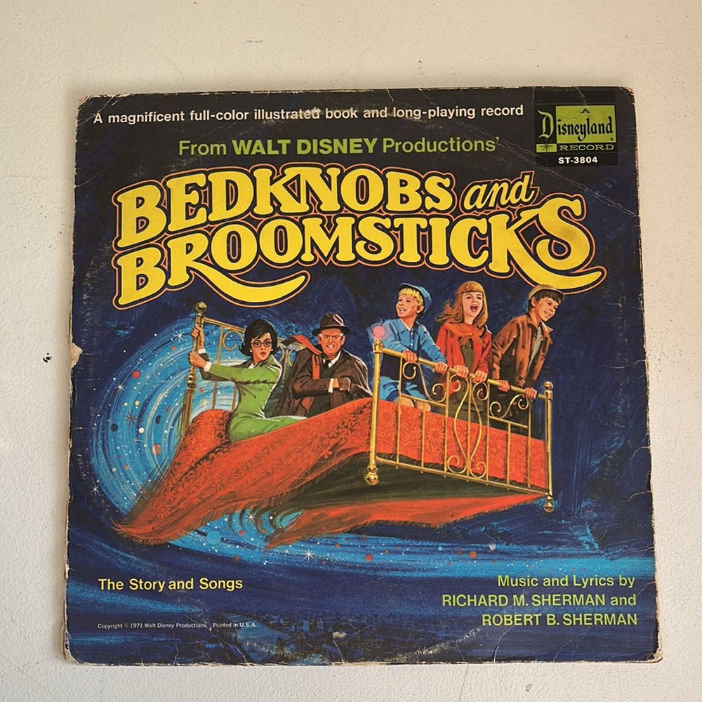 Disneyland Bedknobs and Broomsticks Story and songs album